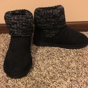 Justfab Black Booties